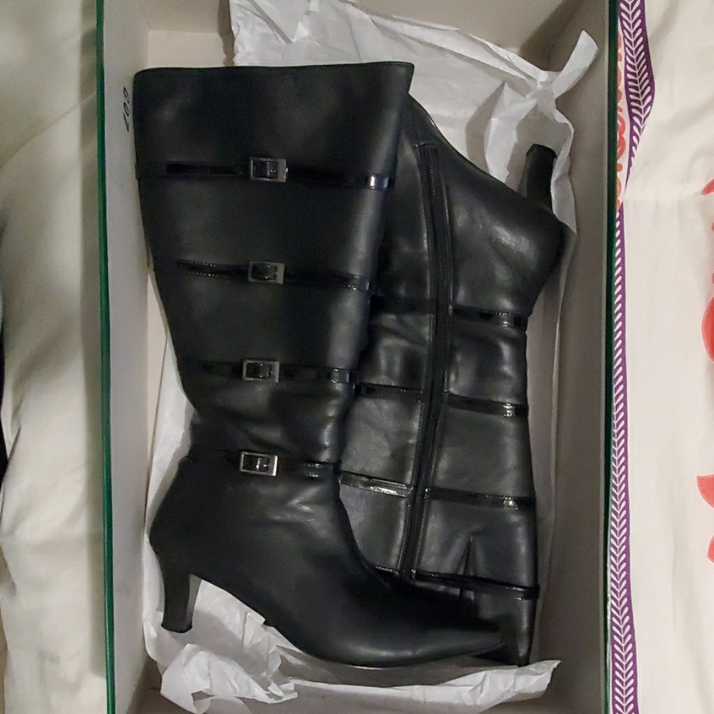 Ros Hommerson Black Jerry Buckle Boot